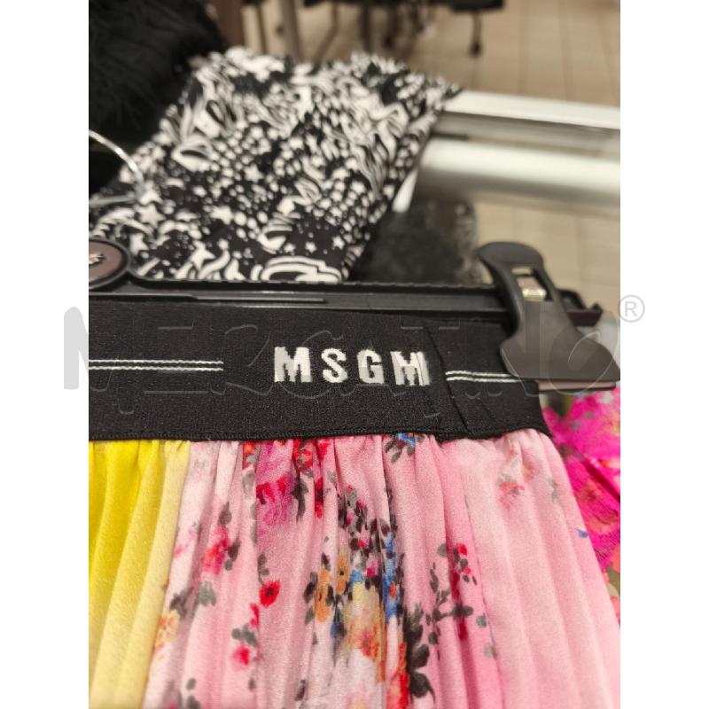 GONNA MSGM SFUMATURE GIALLE ROSA FIORELLINI | Mercatino dell'Usato Campobasso 3