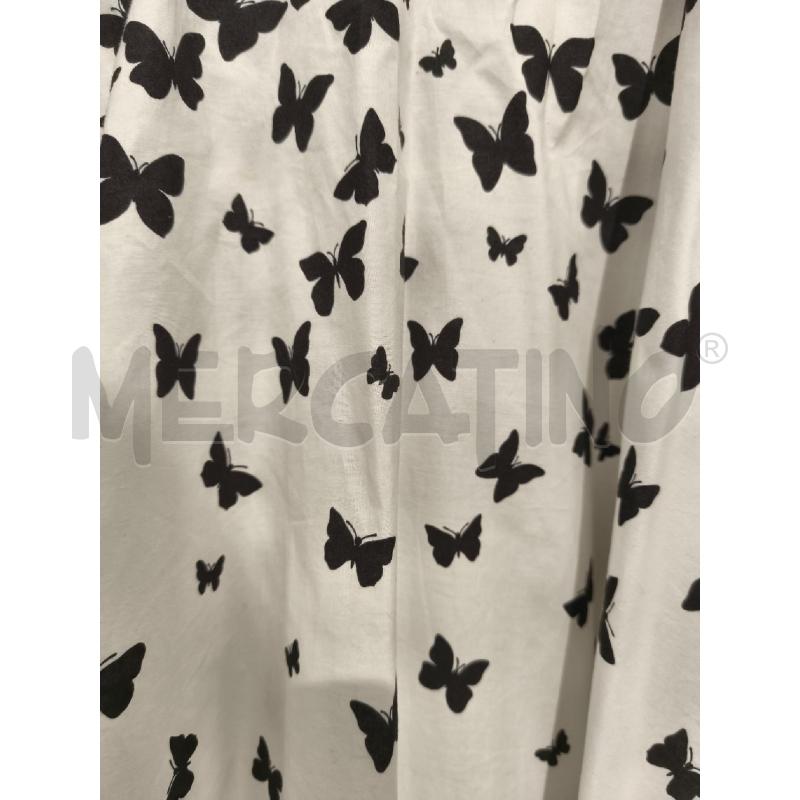 GONNA RED VALENTINO NERA BIANCA FARFALLE NERE | Mercatino dell'Usato Campobasso 2