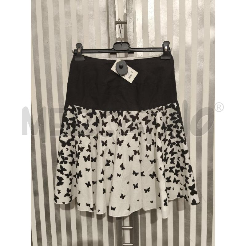 GONNA RED VALENTINO NERA BIANCA FARFALLE NERE | Mercatino dell'Usato Campobasso 5