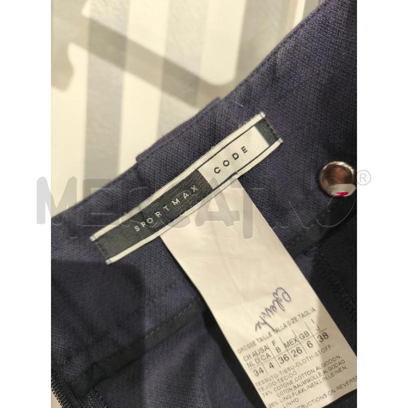 GONNA SPORTMAX CODE BLU A PIEGHE | Mercatino dell'Usato Campobasso 5