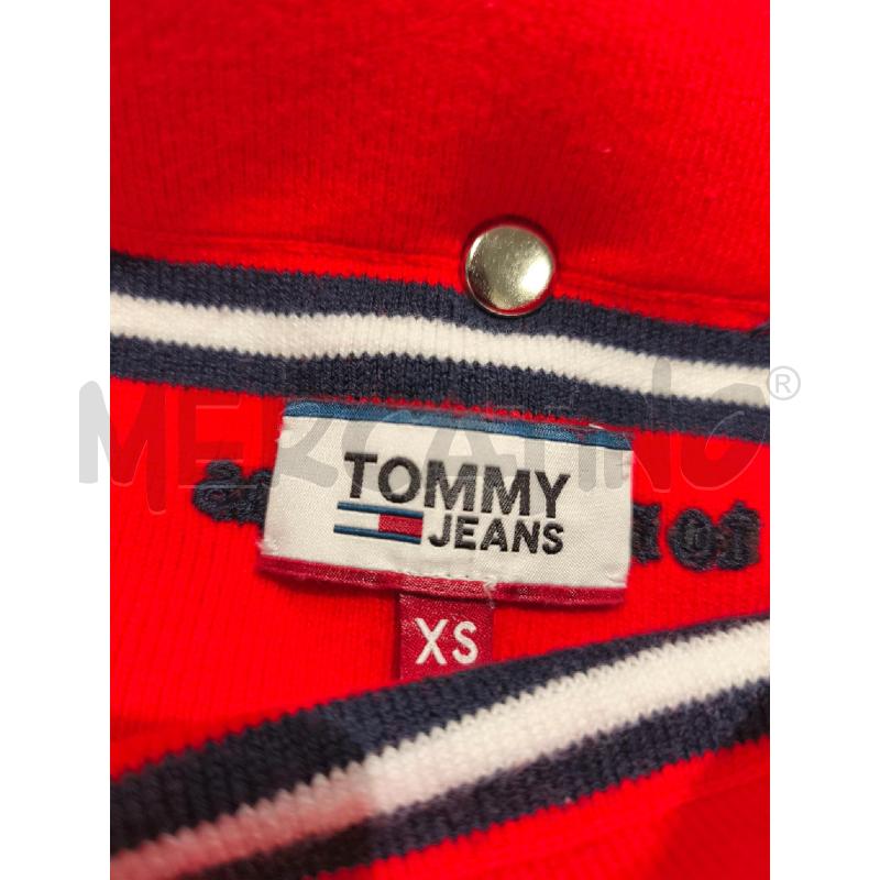 GONNA TOMMY JEANS ROSSA RIGHE BLU E BIANCHE | Mercatino dell'Usato Campobasso 5
