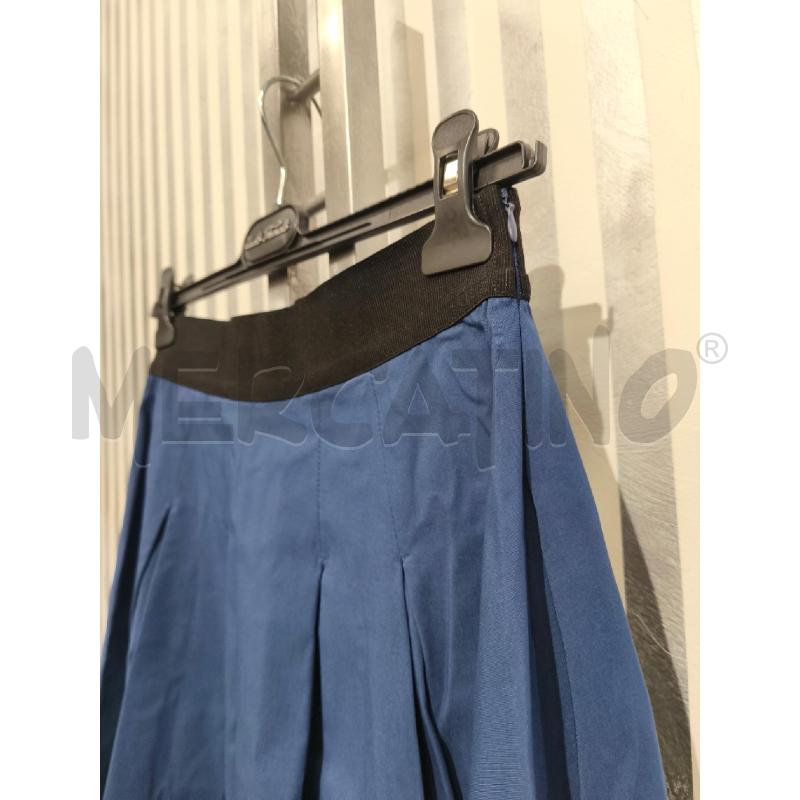GONNA TOY G BLU A PIEGHE FASCIA NERA | Mercatino dell'Usato Campobasso 3