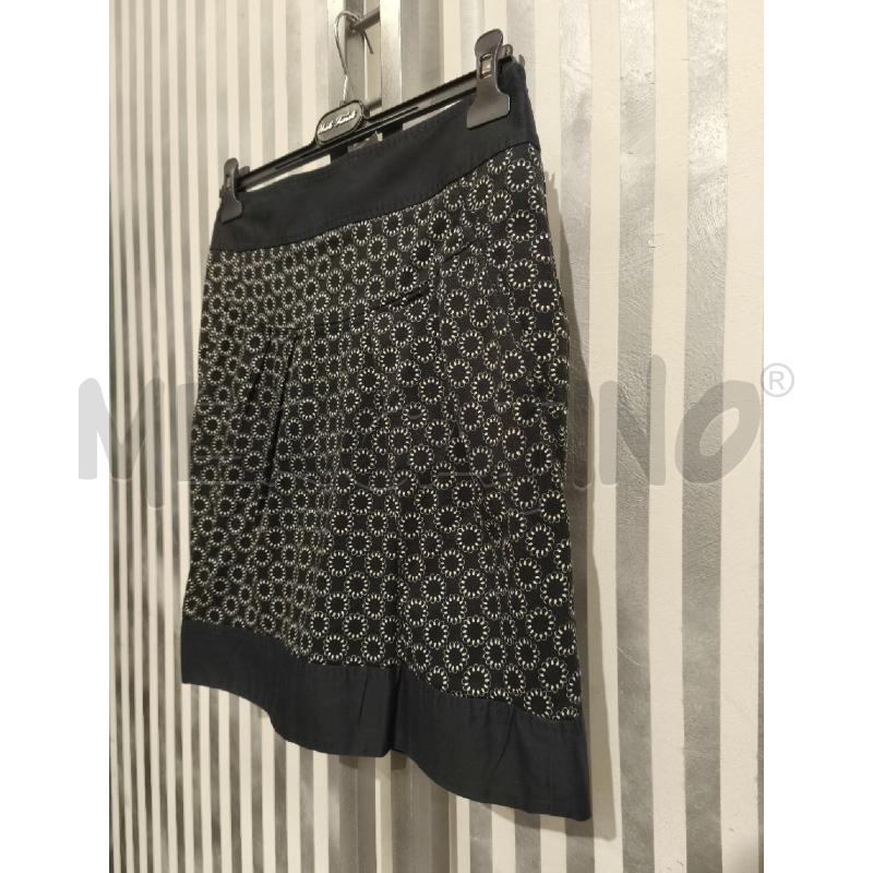 GONNA WEEKEND MAX MARA NERA FIORI PANNA | Mercatino dell'Usato Campobasso 3