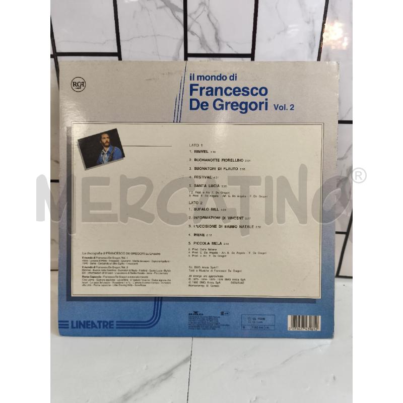 IL MONDO DI FRANCESCO DE GREGORI V. 2 33 G | Mercatino dell'Usato Campobasso 2