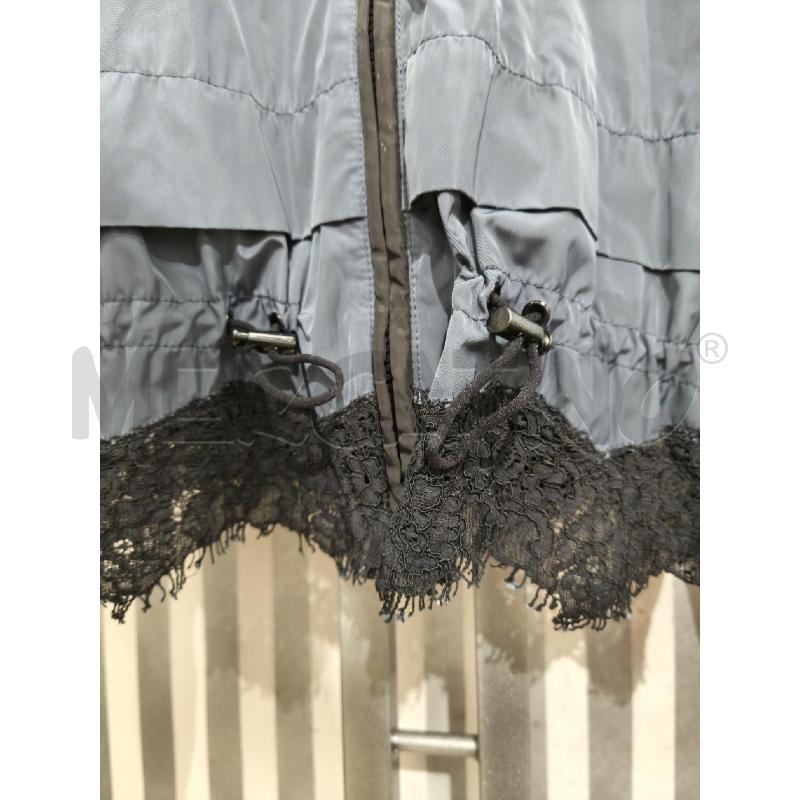 IMPERMEABILE DONNA PINKO GRIGIOBLU E PIZZO NERO | Mercatino dell'Usato Campobasso 4