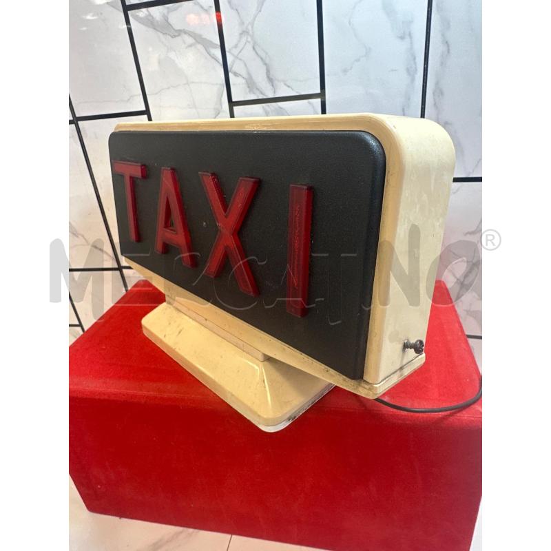 INSEGNA LAMPADA TAXI 1970/80 VINTAGE | Mercatino dell'Usato Campobasso 2