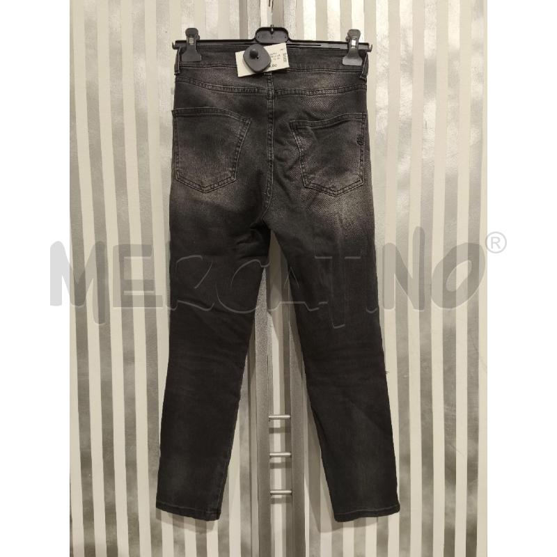 JEANS DONNA GAELLE GRIGIONERO FASCIA OLIVA E GIALLO FLUO | Mercatino dell'Usato Campobasso 5