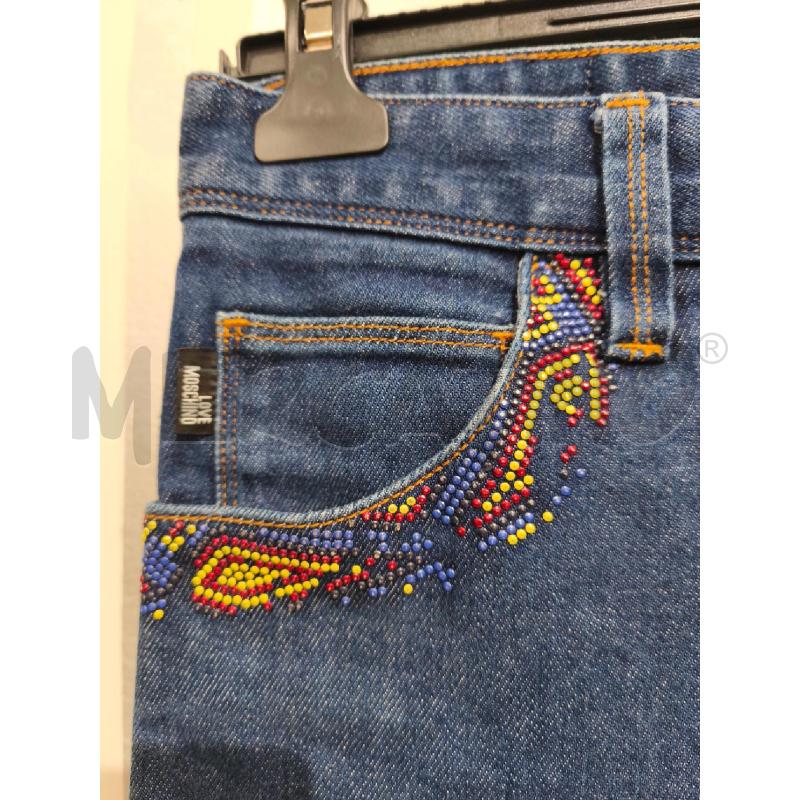 JEANS DONNA LOVE MOSCHINO TASCHE PERLINE | Mercatino dell'Usato Campobasso 3