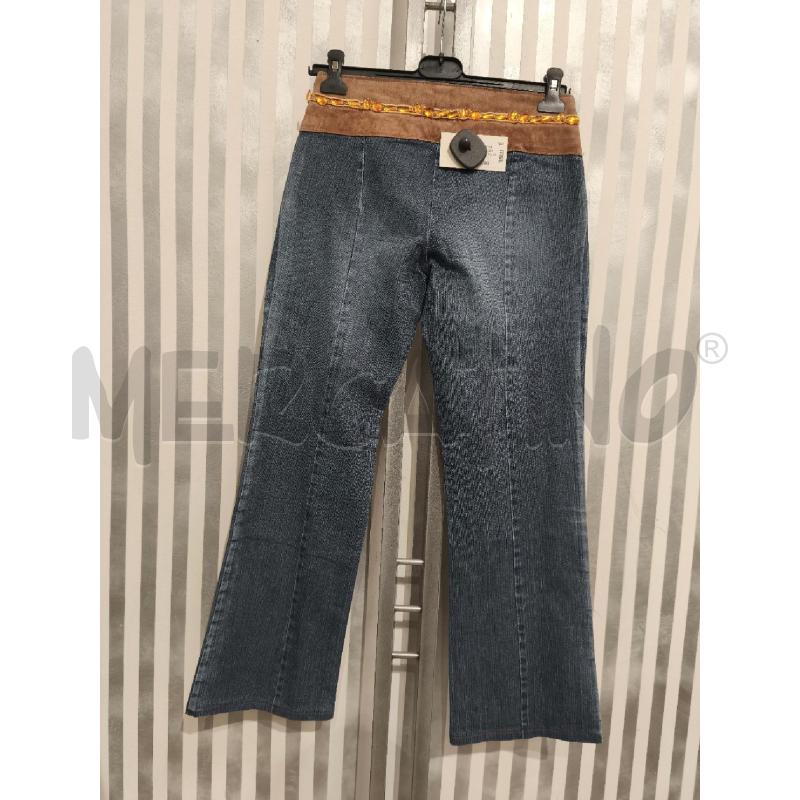 JEANS DONNA PATRIZIA PEPE FASCIA SCAMOSCIATA CON PERLINE | Mercatino dell'Usato Campobasso 4