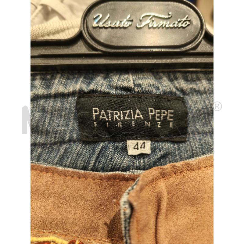 JEANS DONNA PATRIZIA PEPE FASCIA SCAMOSCIATA CON PERLINE | Mercatino dell'Usato Campobasso 5