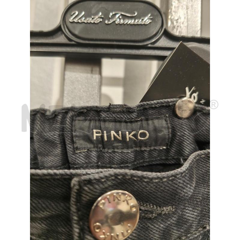 JEANS DONNA PINKO NERO STRAPPI ELAST RETRO VITA | Mercatino dell'Usato Campobasso 2