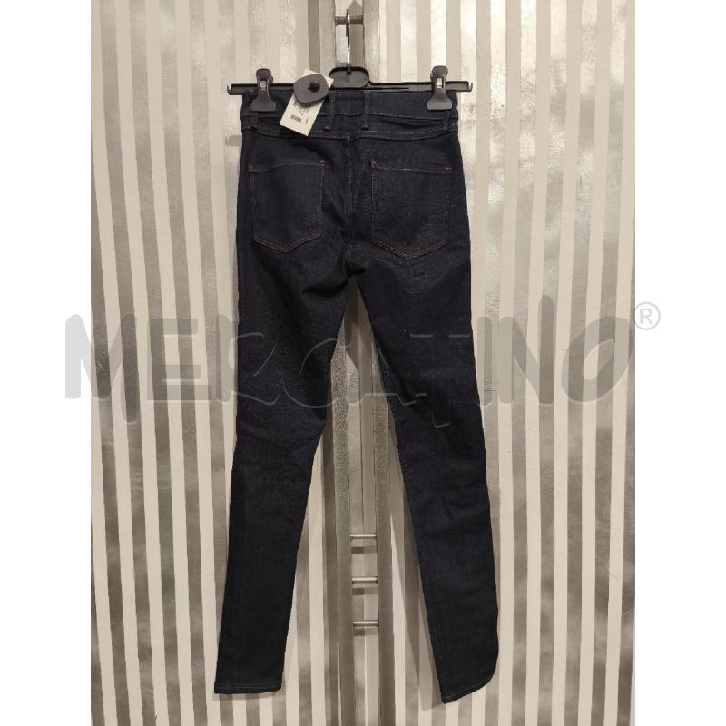 JEANS DONNA SANDRO PARIS BLU SCURO CUCITURE OCRA | Mercatino dell'Usato Campobasso 5