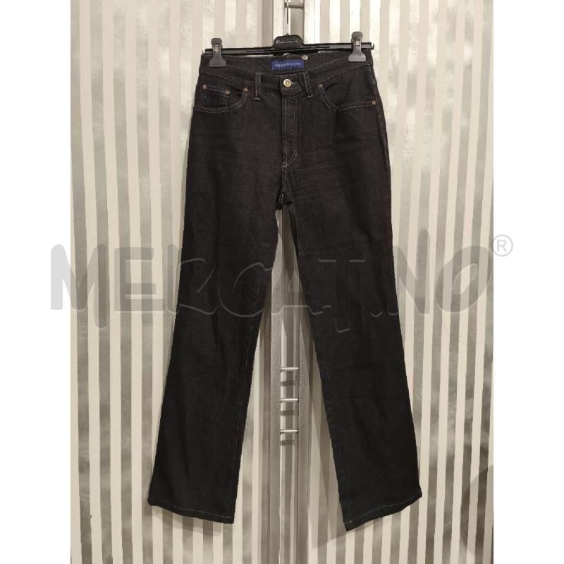 JEANS DONNA TRUSSARDI JEANS NERO CUCITURE CHIARE | Mercatino dell'Usato Campobasso 1