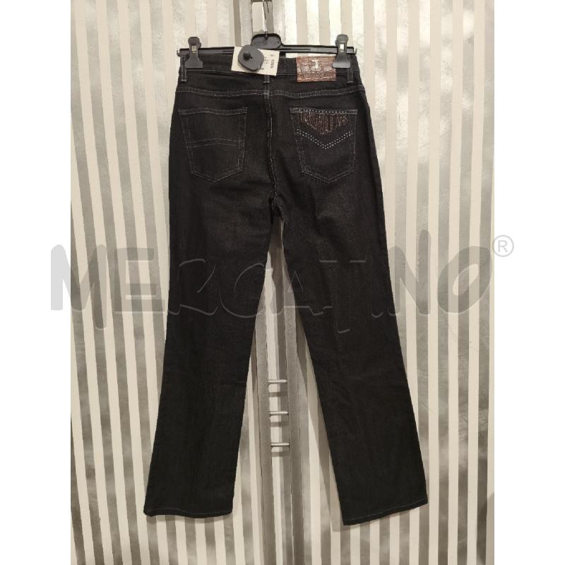 JEANS DONNA TRUSSARDI JEANS NERO CUCITURE CHIARE | Mercatino dell'Usato Campobasso 4