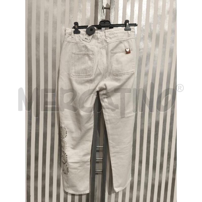 JEANS DONNA TWIN SET BIANCO NUMERI E STRASS E PERLINE | Mercatino dell'Usato Campobasso 4