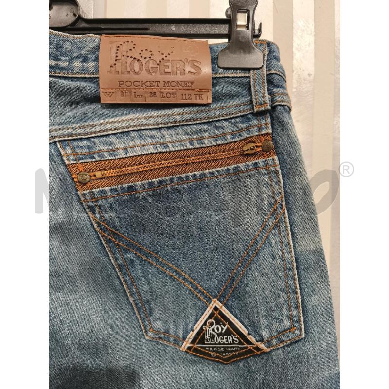 JEANS UOMO ROY ROGERS CHIARI EFFETTO SABBIATO | Mercatino dell'Usato Campobasso 5