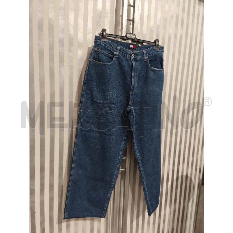 JEANS UOMO TOMMY HILFIGER JEANS BLU SCURO TASCONI RETRO | Mercatino dell'Usato Campobasso 3
