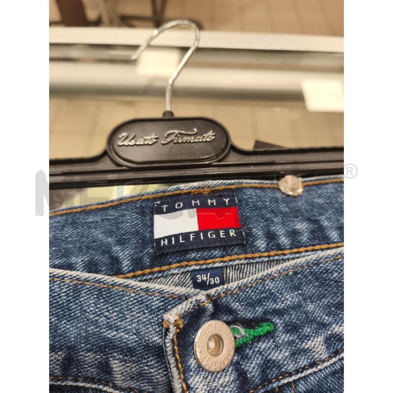 JEANS UOMO TOMMY HILFIGER JEANS BLU SCURO TASCONI RETRO | Mercatino dell'Usato Campobasso 5