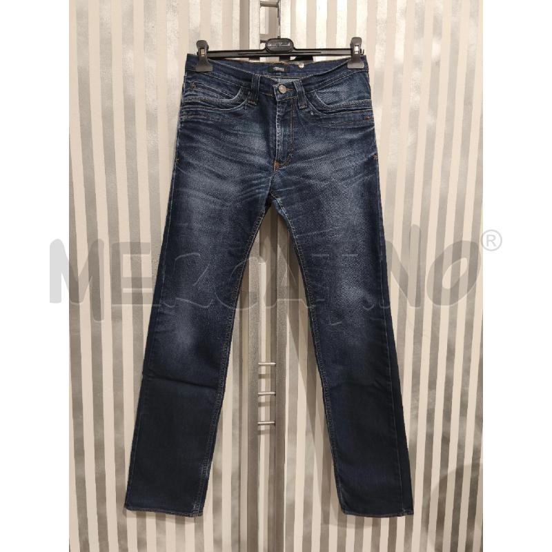 JEANS UOMO VERSACE JEANS COUTURE BLU CON STRIATURE | Mercatino dell'Usato Campobasso 1