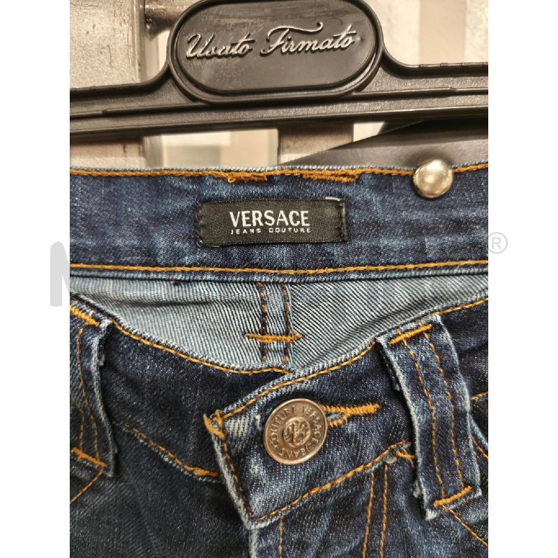 JEANS UOMO VERSACE JEANS COUTURE BLU CON STRIATURE | Mercatino dell'Usato Campobasso 2