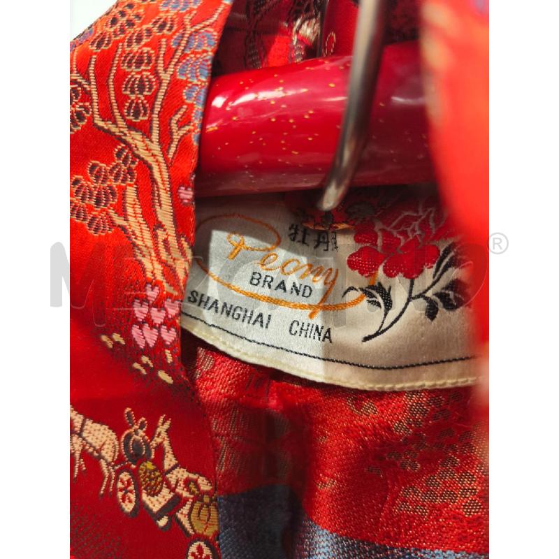 KIMONO PEONY BRAND SHANGHAI CHINA ROSSO | Mercatino dell'Usato Campobasso 2