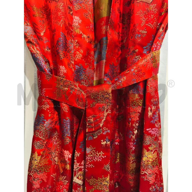 KIMONO PEONY BRAND SHANGHAI CHINA ROSSO | Mercatino dell'Usato Campobasso 3