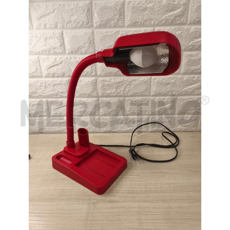 LAMPADA DA SCRIVANIA MEMOLUX ROSSA  | Mercatino dell'Usato Campobasso 1