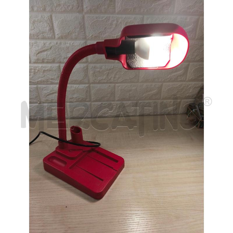 LAMPADA DA SCRIVANIA MEMOLUX ROSSA  | Mercatino dell'Usato Campobasso 4