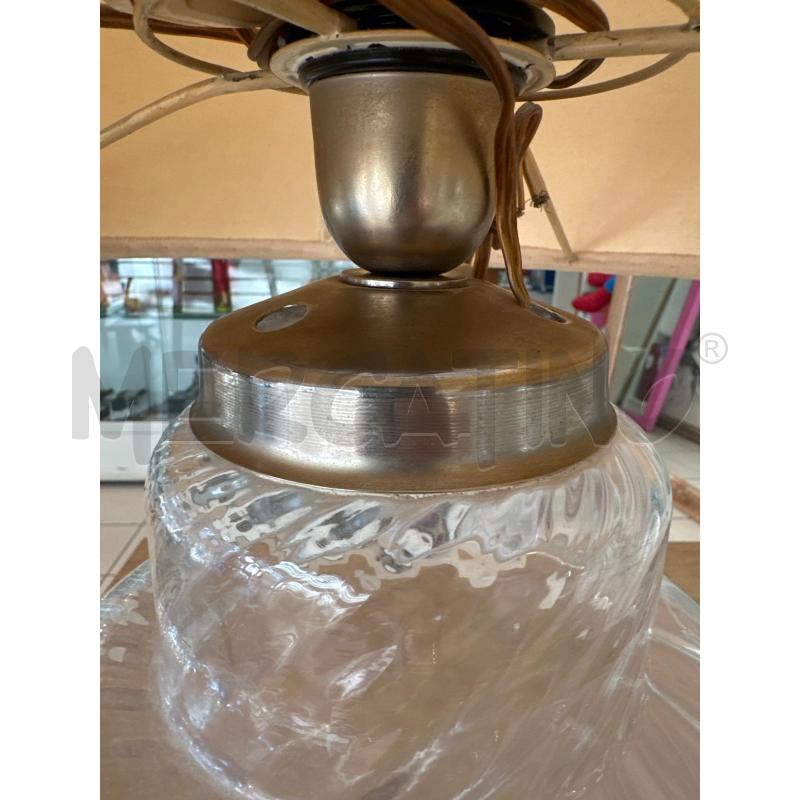 LAMPADA STILE TOMMASO BARBI VETRO  | Mercatino dell'Usato Campobasso 4