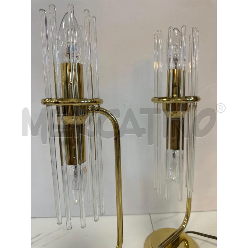 LAMPADE PZ. 2 SCIOLARI CON VETRI H 43 CM | Mercatino dell'Usato Campobasso 2