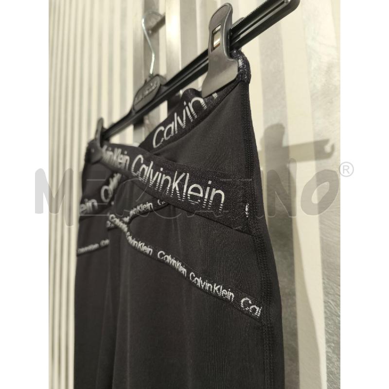 LEGGINGS DONNA CALVIN KLEIN NERO FASCE LOGATE | Mercatino dell'Usato Campobasso 4
