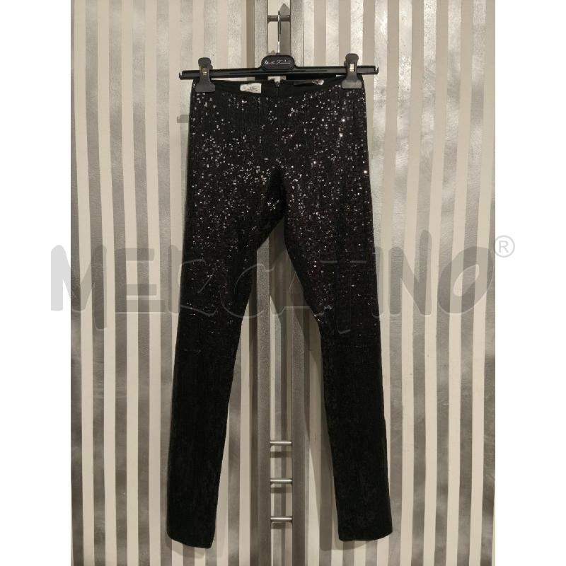 LEGGINGS DONNA GUESS NERO PAILLETTATO | Mercatino dell'Usato Campobasso 1