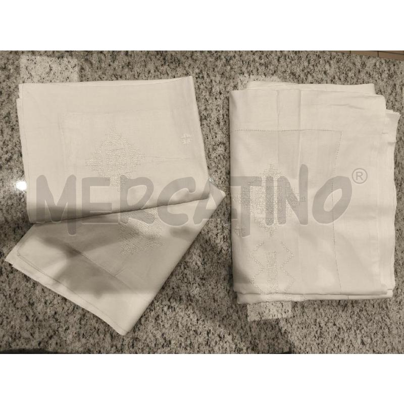 LENZUOLO MATRIMONIALE BIANCO RICAM TIP UNCIN | Mercatino dell'Usato Campobasso 1