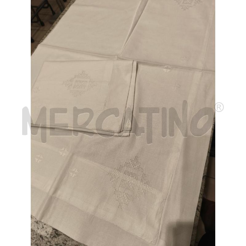 LENZUOLO MATRIMONIALE BIANCO RICAM TIP UNCIN | Mercatino dell'Usato Campobasso 5
