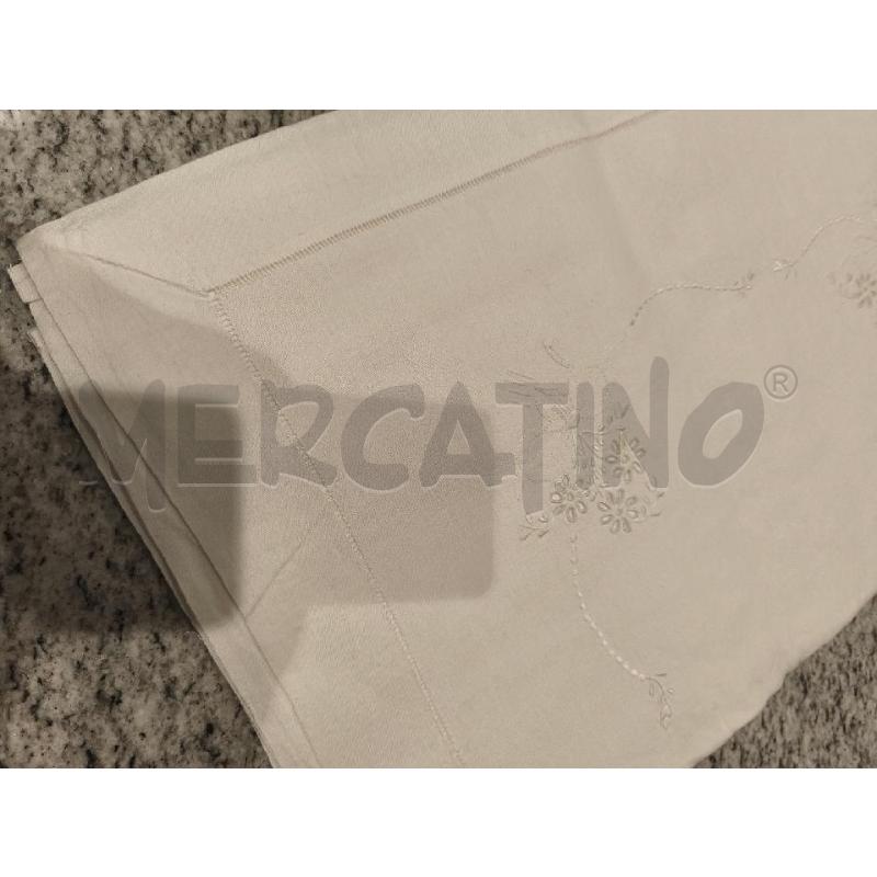 LENZUOLO MATRIMONIALE BIANCO + 2FED. TIP SANGALLO | Mercatino dell'Usato Campobasso 4