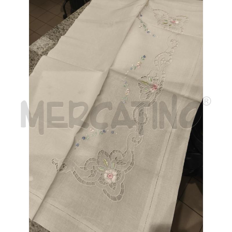 LENZUOLO MATRIMONIALE + 2FED. FIORI SFUMATI | Mercatino dell'Usato Campobasso 3