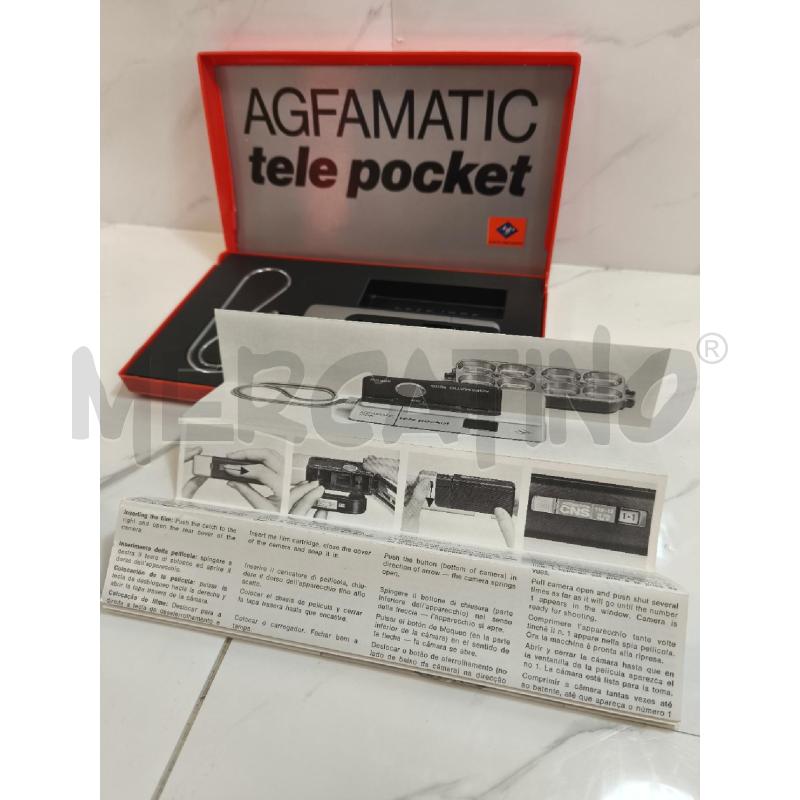 MACCHINA FOTOGRAFICA AGFAMATIC TELE POKET  | Mercatino dell'Usato Campobasso 5