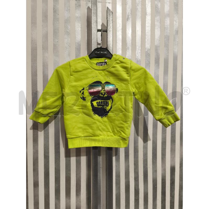 MAGLIA BAMBINO DIESEL GIALLO FLUO OCCHIALI | Mercatino dell'Usato Campobasso 1