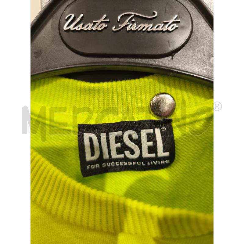 MAGLIA BAMBINO DIESEL GIALLO FLUO OCCHIALI | Mercatino dell'Usato Campobasso 2