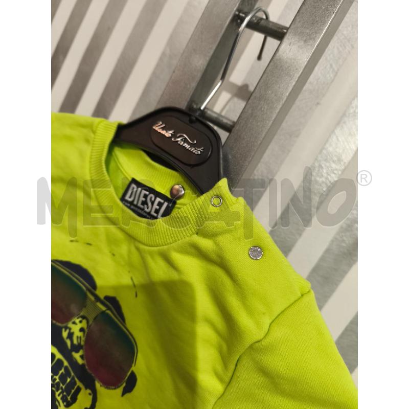MAGLIA BAMBINO DIESEL GIALLO FLUO OCCHIALI | Mercatino dell'Usato Campobasso 3