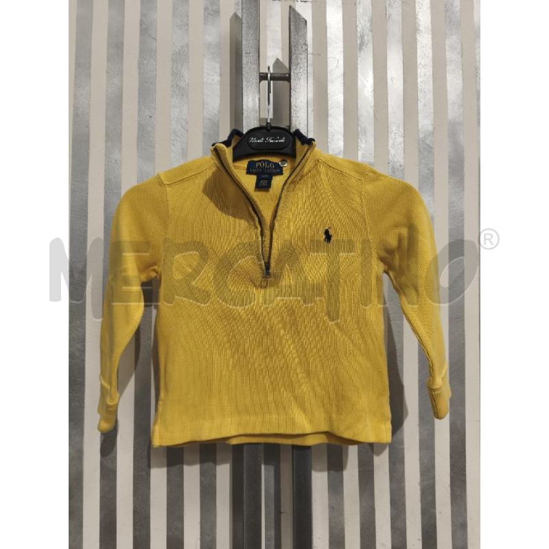 MAGLIA BAMBINO POLO RALPH LAUREN GIALLO NERO | Mercatino dell'Usato Campobasso 1