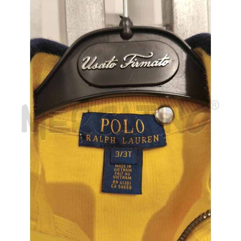 MAGLIA BAMBINO POLO RALPH LAUREN GIALLO NERO | Mercatino dell'Usato Campobasso 2