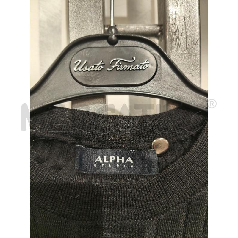 MAGLIA DONNA ALPHA STUDIO NERO LANA COSTINE | Mercatino dell'Usato Campobasso 2