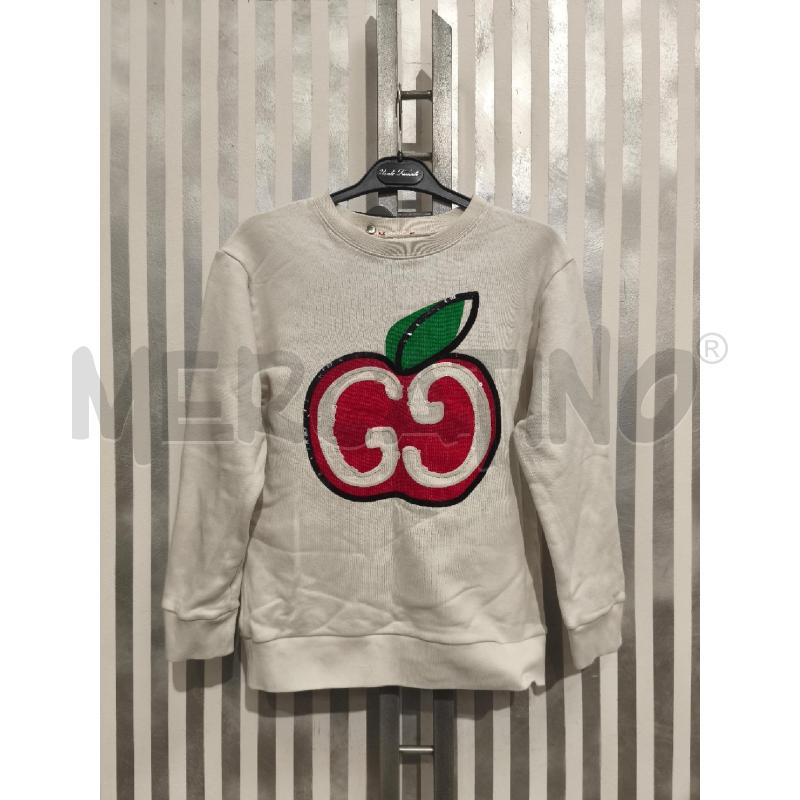 MAGLIA DONNA GUCCI PANNA MELA ROSSA | Mercatino dell'Usato Campobasso 1