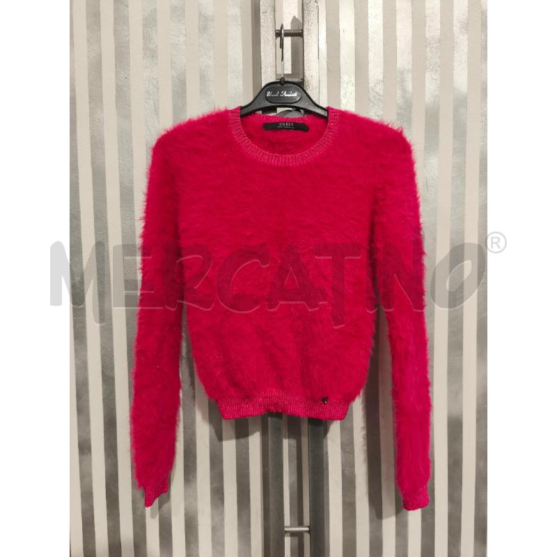 MAGLIA DONNA GUESS FUXIA PELOSETTA | Mercatino dell'Usato Campobasso 1