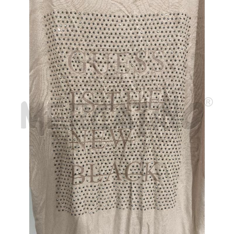 MAGLIA DONNA GUESS ROSA ANTICO STRASS MANICHE A PIPISTRELLO | Mercatino dell'Usato Campobasso 2