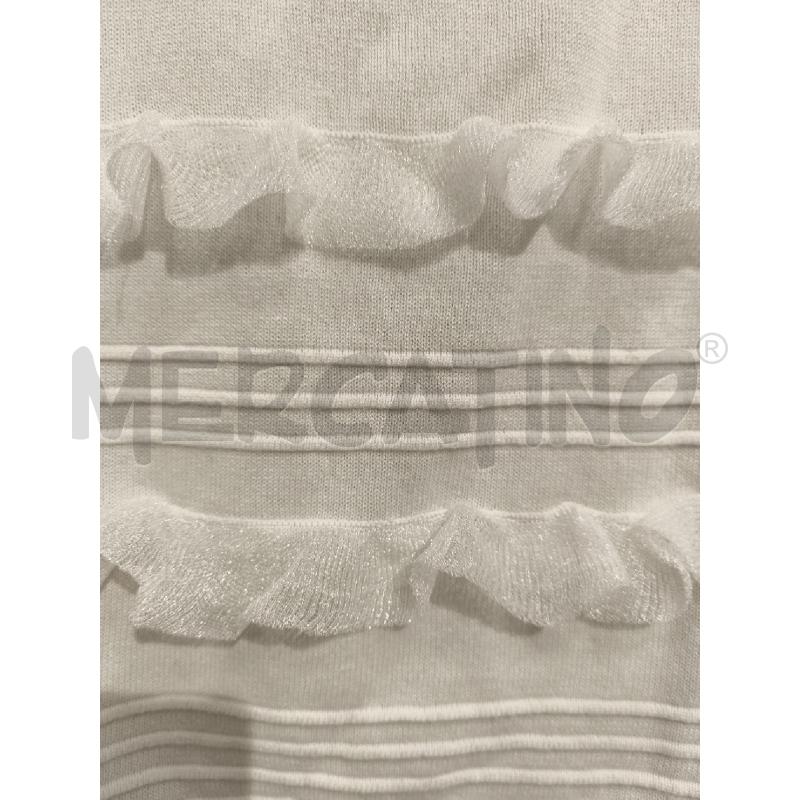 MAGLIA DONNA LE COEUR TWINSET PANNA VOLANT GLITTERATI | Mercatino dell'Usato Campobasso 3