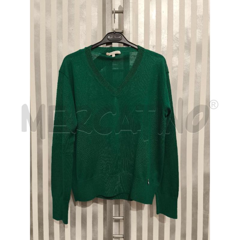 MAGLIA DONNA PATRIZIA PEPE VERDE SCOLLO V | Mercatino dell'Usato Campobasso 1