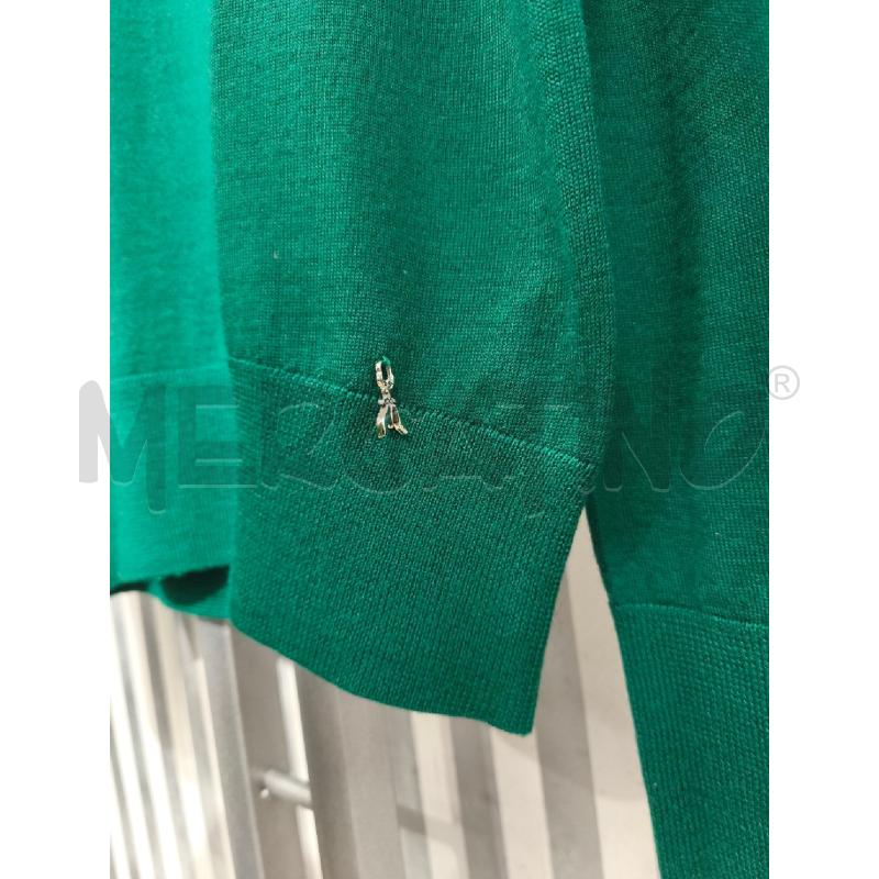 MAGLIA DONNA PATRIZIA PEPE VERDE SCOLLO V | Mercatino dell'Usato Campobasso 3