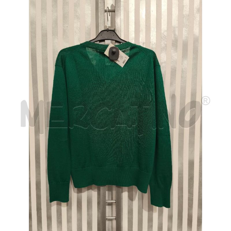 MAGLIA DONNA PATRIZIA PEPE VERDE SCOLLO V | Mercatino dell'Usato Campobasso 5